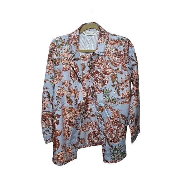 Pajama Set sz small soft cool fabric pretty floral pattern - Picture 12 of 15